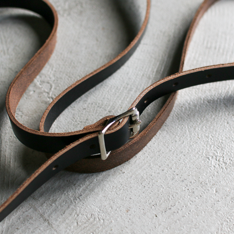 FERNAND LEATHER フェルナンドレザー Horizontal Latch Pouch M ブラック