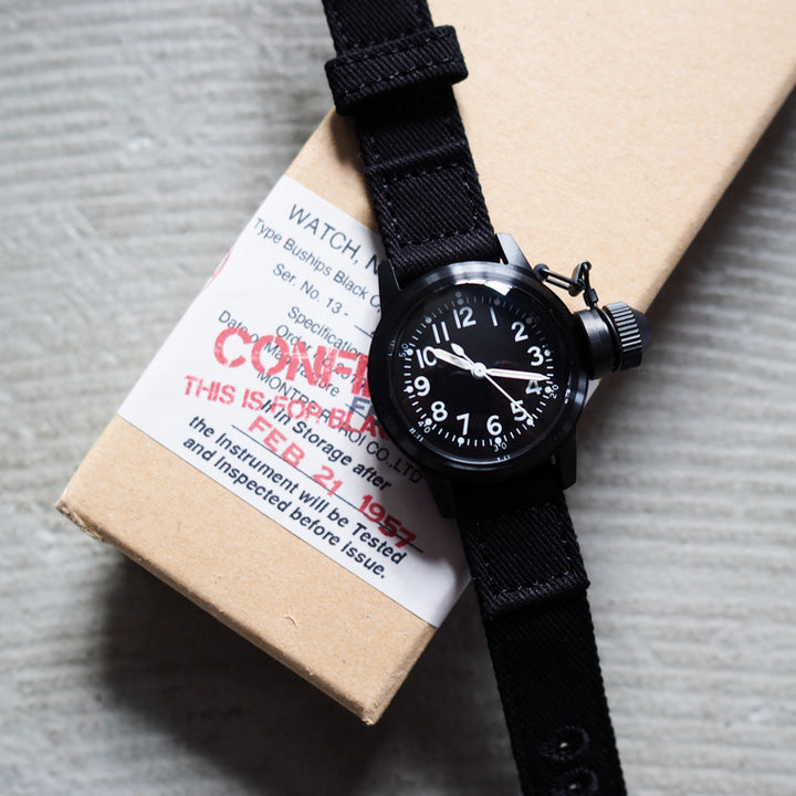 MONTRE ROROI M.R.M.W Buships Black Ops BBO-10FB Black