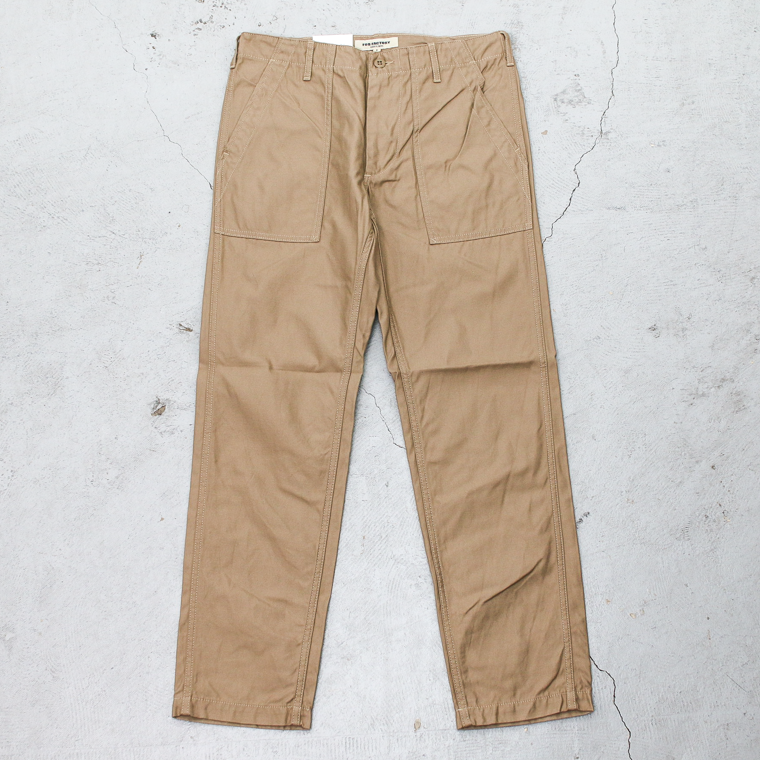 FOB factory エフオービーファクトリー F0431 BAKER PANTS Beige