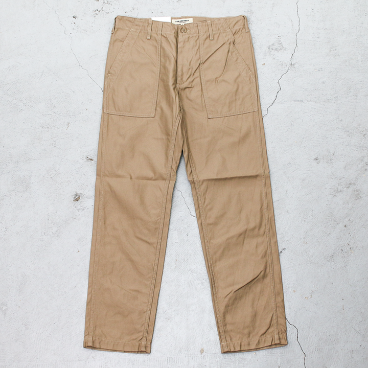 FOB factory エフオービーファクトリー F0431 BAKER PANTS Beige