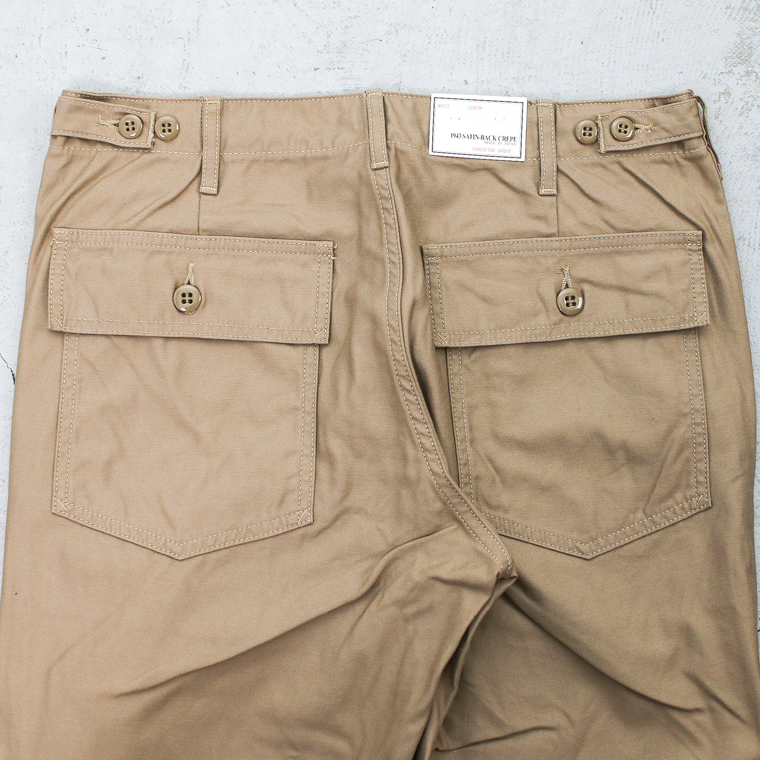 FOB factory エフオービーファクトリー F0431 BAKER PANTS Beige