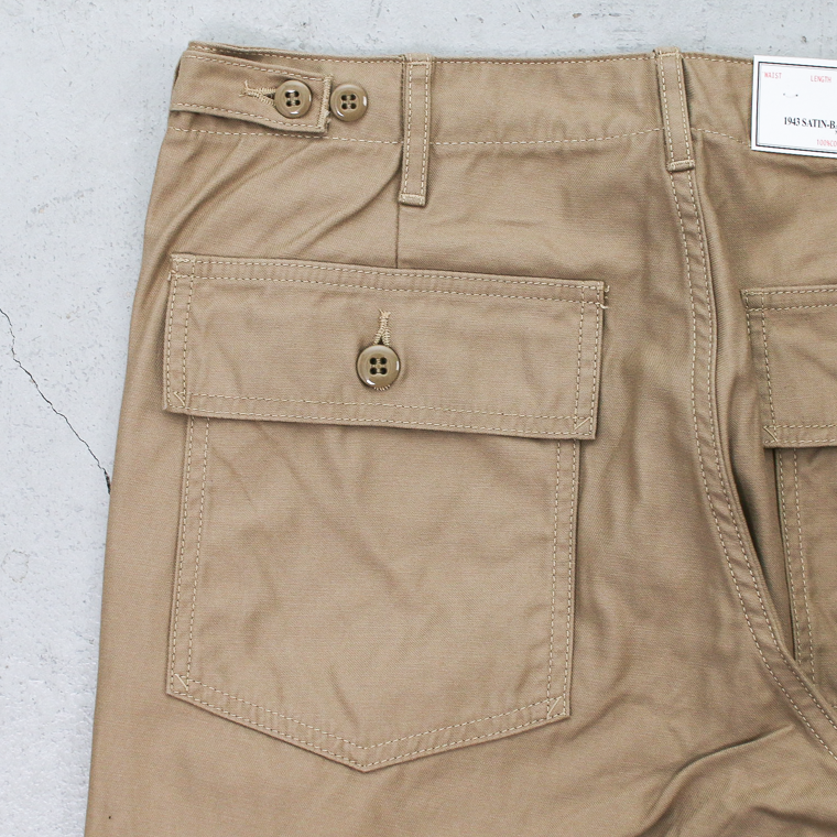 FOB factory エフオービーファクトリー F0431 BAKER PANTS Beige