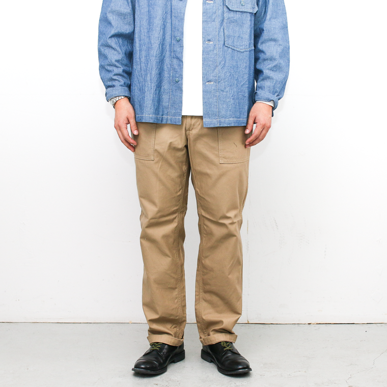FOB factory エフオービーファクトリー F0431 BAKER PANTS Beige