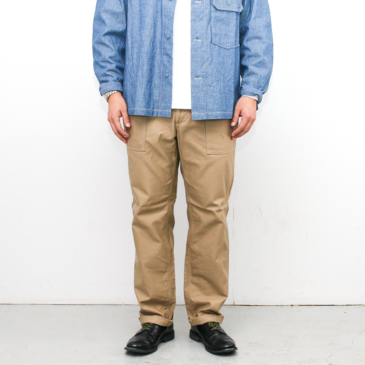 FOB factory エフオービーファクトリー F0431 BAKER PANTS Beige