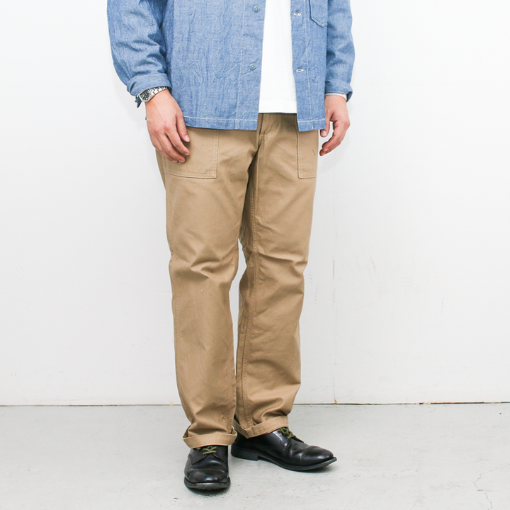 FOB factory エフオービーファクトリー F0431 BAKER PANTS Beige