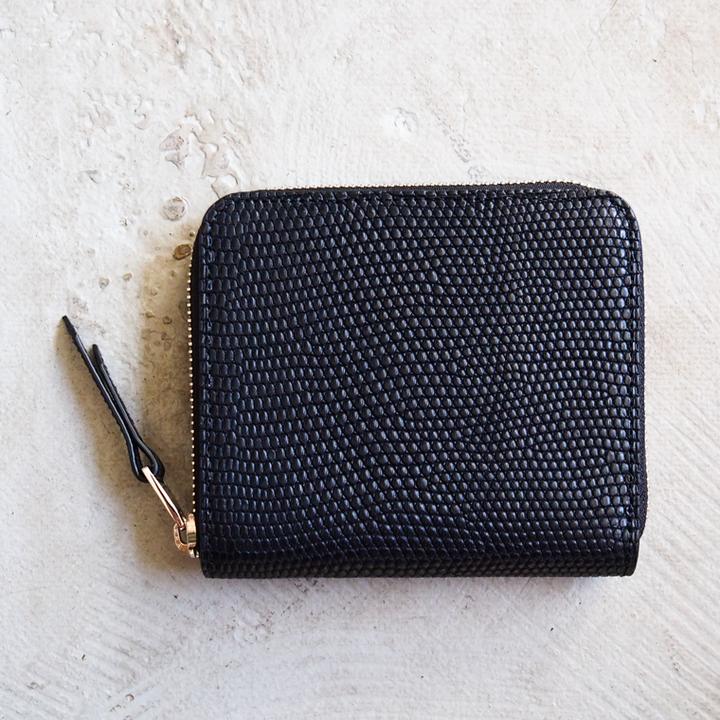 ITUAIS イトゥアイス RO-RO WALLET SHORT LIZARD Black
