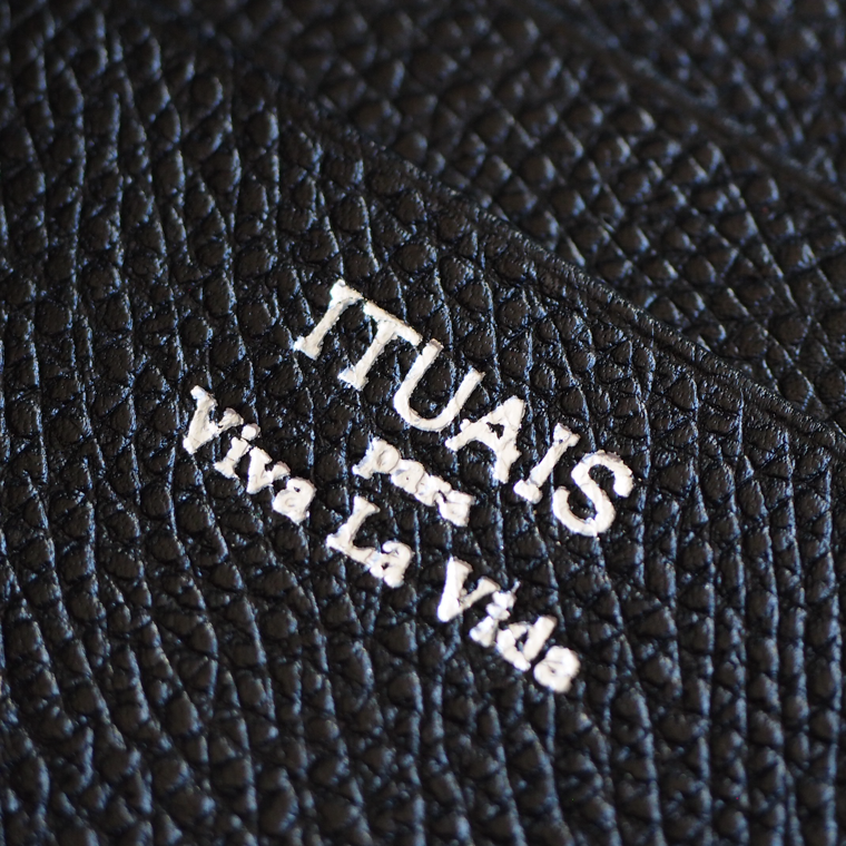 ITUAIS イトゥアイス RO-RO WALLET SHORT LIZARD Black