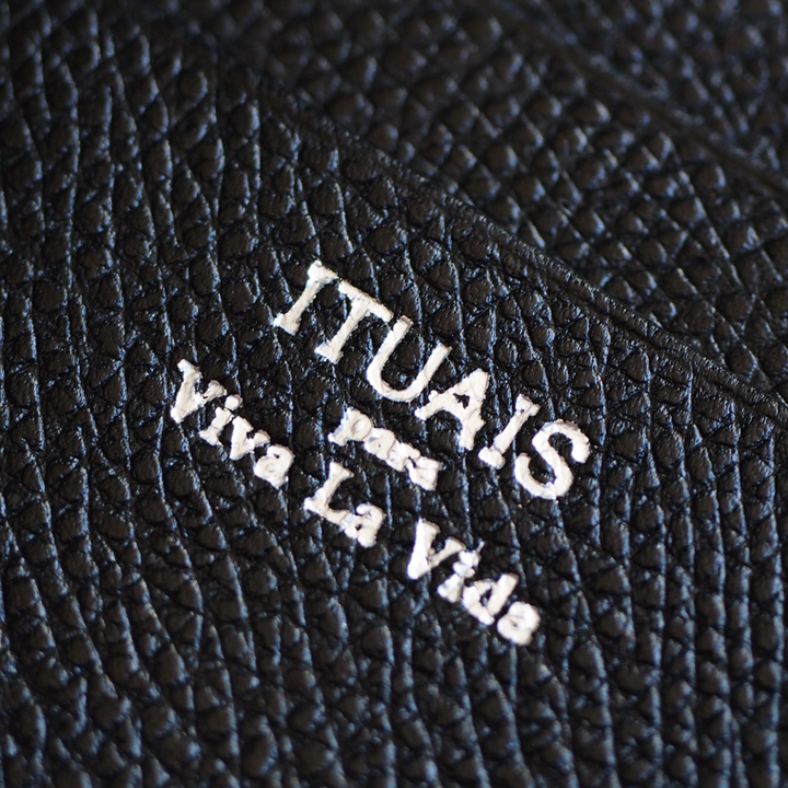ITUAIS イトゥアイス RO-RO WALLET SHORT LIZARD Black