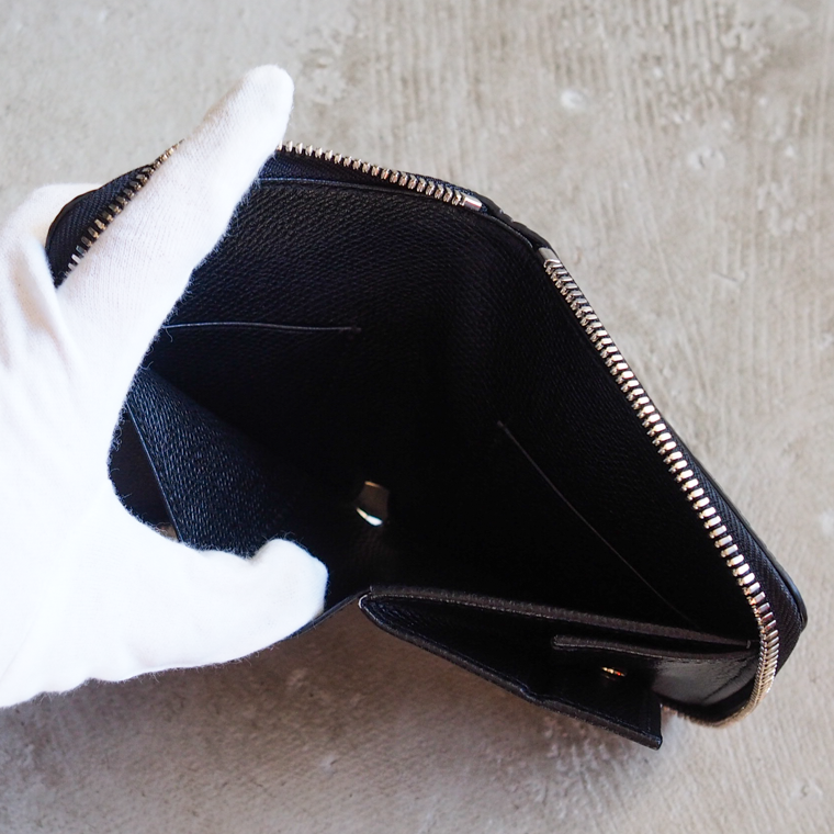 ITUAIS イトゥアイス RO-RO WALLET SHORT LIZARD Black