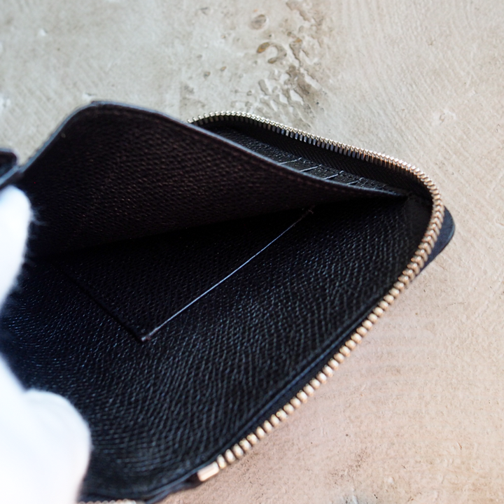 ITUAIS イトゥアイス RO-RO WALLET SHORT LIZARD Black