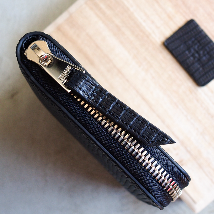 ITUAIS イトゥアイス RO-RO WALLET SHORT LIZARD Black