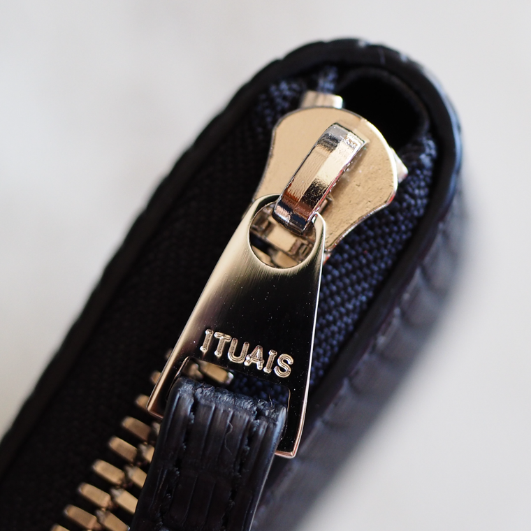ITUAIS イトゥアイス RO-RO WALLET SHORT LIZARD Black