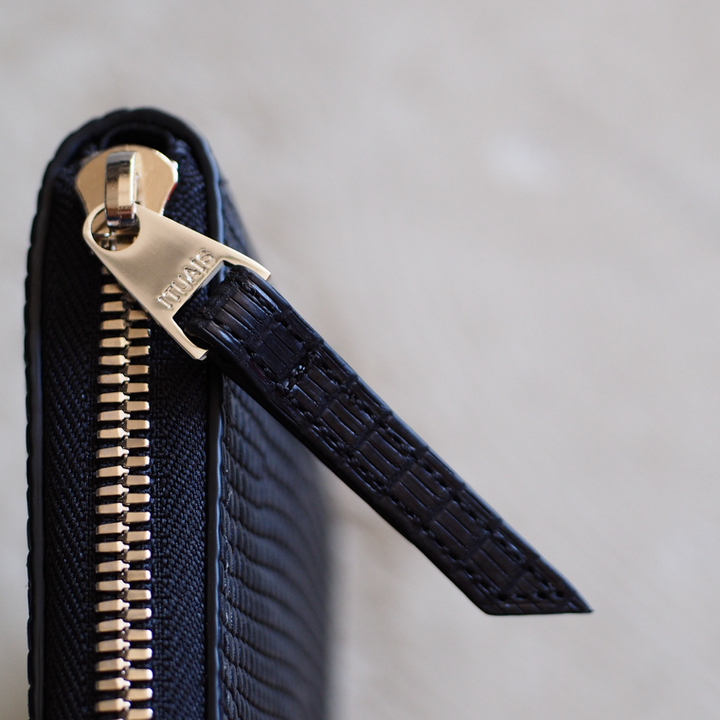 ITUAIS イトゥアイス RO-RO WALLET SHORT LIZARD Black