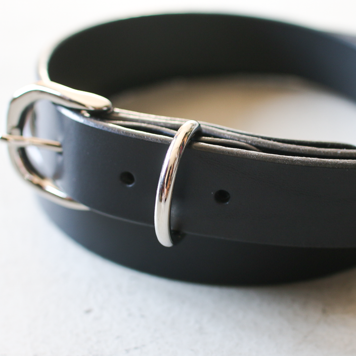 Mr.OLDMAN×ESKL East Side KUSTOM LEATHERS  Narrow Shell Studs Belt