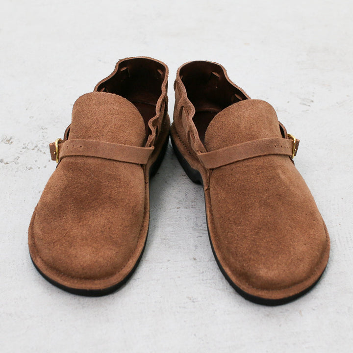 FERNAND LEATHER  MIDDLE ENGLISH  Brown Suede