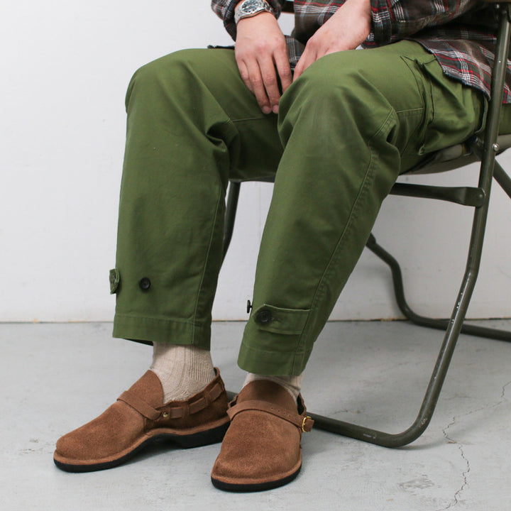 FERNAND LEATHER  MIDDLE ENGLISH  Brown Suede