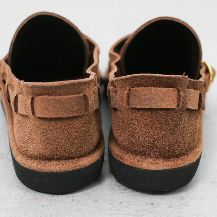 FERNAND LEATHER  MIDDLE ENGLISH  Brown Suede