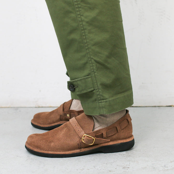 FERNAND LEATHER  MIDDLE ENGLISH  Brown Suede