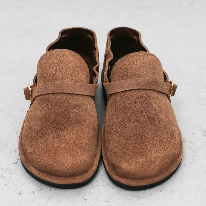 FERNAND LEATHER  MIDDLE ENGLISH  Brown Suede