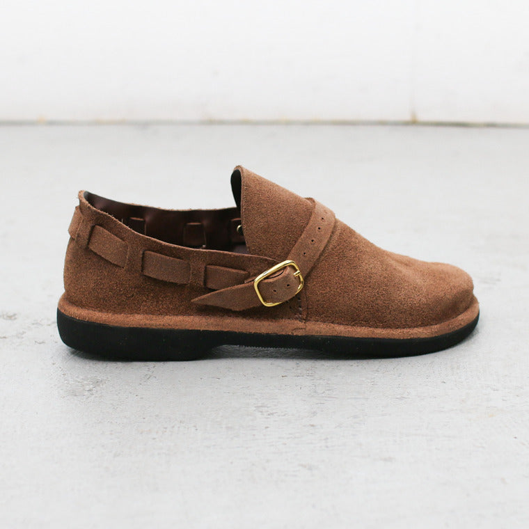 FERNAND LEATHER  MIDDLE ENGLISH  Brown Suede