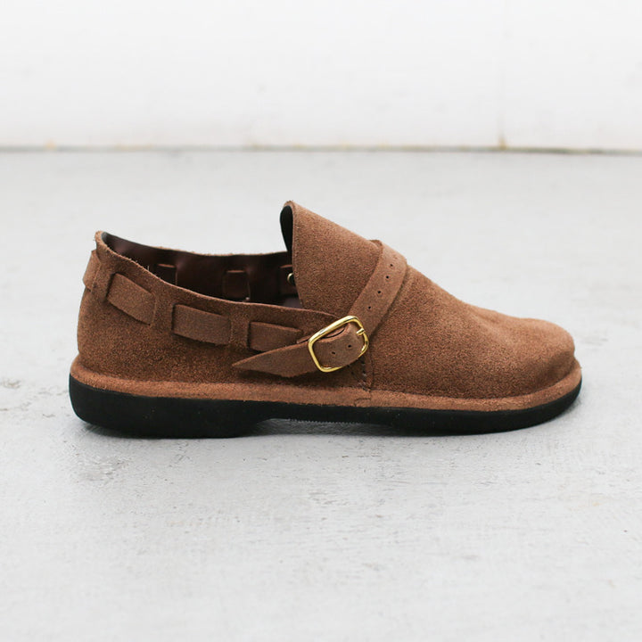 FERNAND LEATHER  MIDDLE ENGLISH  Brown Suede