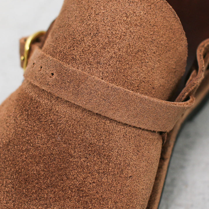 FERNAND LEATHER  MIDDLE ENGLISH  Brown Suede