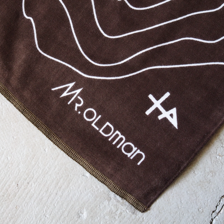 Mr.OLDMAN×CHAORAS スポーツ手ぬぐい Mt. Tanigawa 谷川岳 5.0 セピア