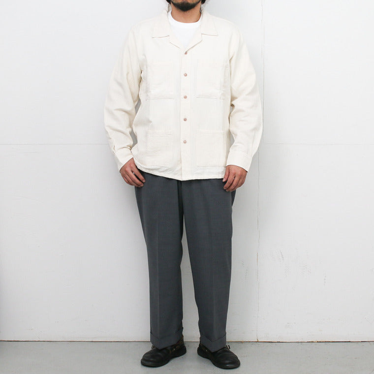 Del Sol  Guatemala quetzal long sleeve shirt Natural