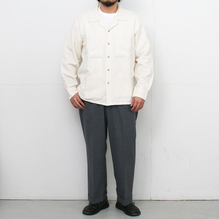 Del Sol  Guatemala quetzal long sleeve shirt Natural