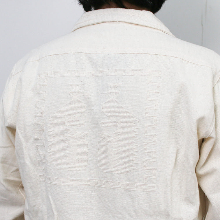 Del Sol  Guatemala quetzal long sleeve shirt Natural