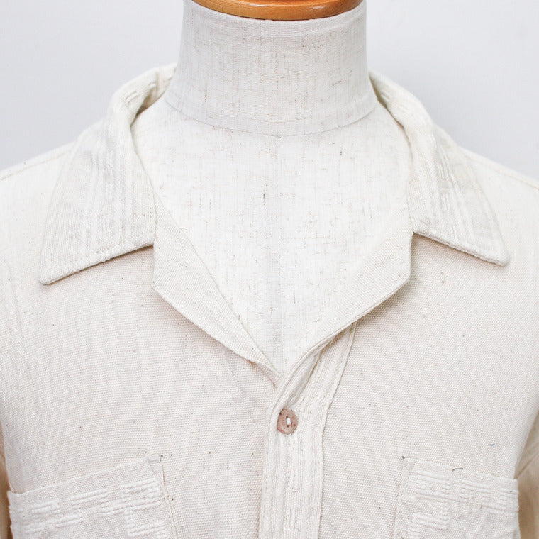 Del Sol  Guatemala quetzal long sleeve shirt Natural