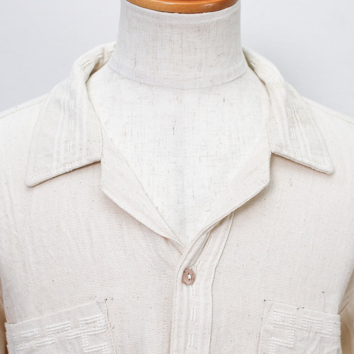 Del Sol  Guatemala quetzal long sleeve shirt Natural
