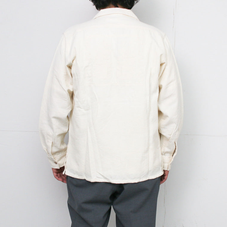 Del Sol  Guatemala quetzal long sleeve shirt Natural