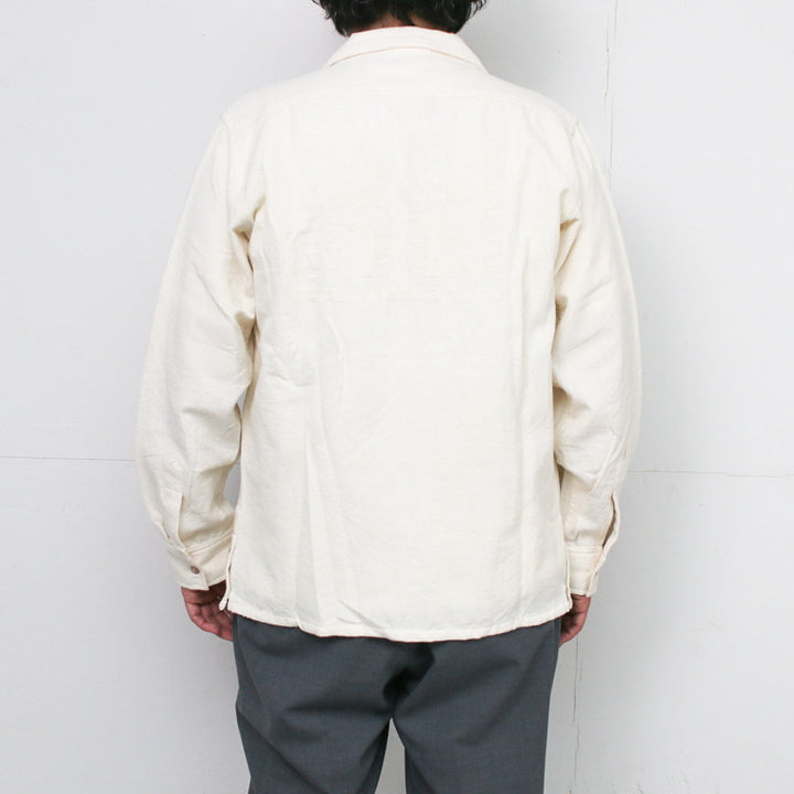 Del Sol  Guatemala quetzal long sleeve shirt Natural