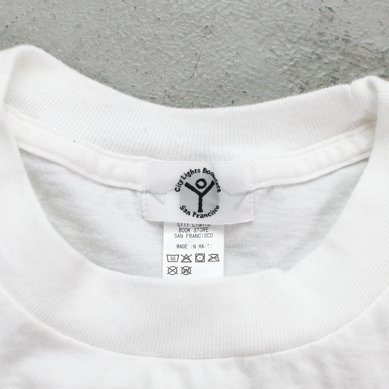 City Lights Bookstore PATRYAN 1975 Tee White