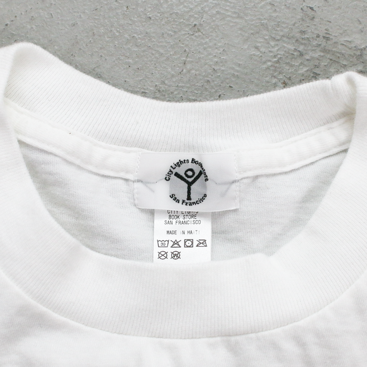 City Lights Bookstore PATRYAN 1975 Tee White