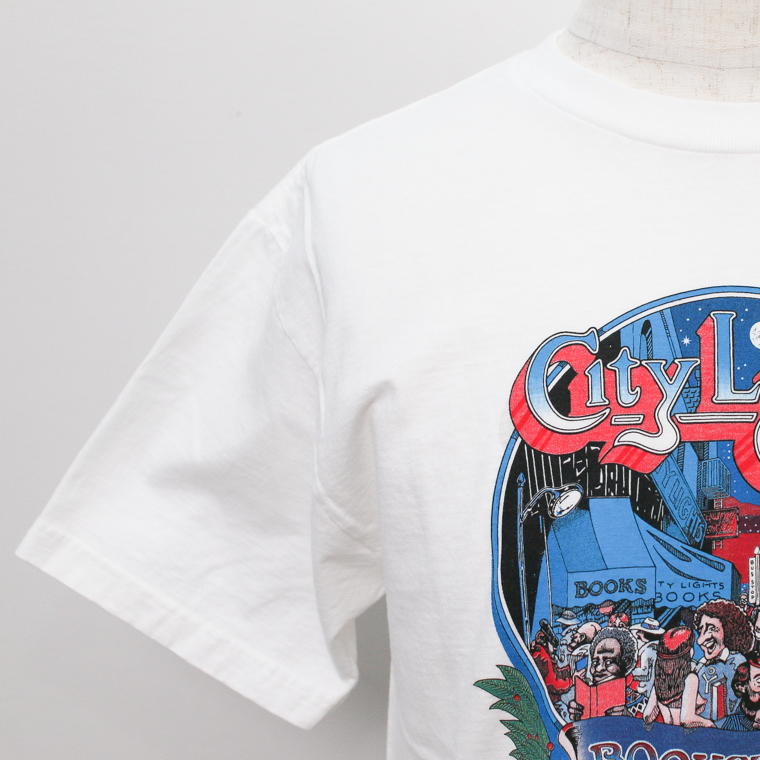 City Lights Bookstore PATRYAN 1975 Tee White