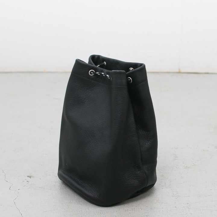 Mr.OLDMAN  Leather Drawstring Bag