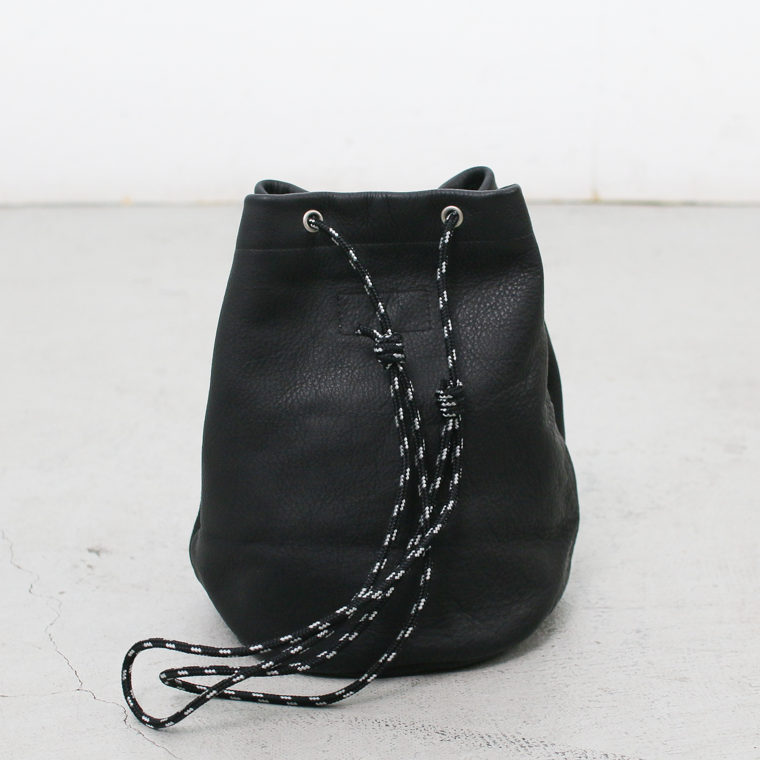 Mr.OLDMAN  Leather Drawstring Bag