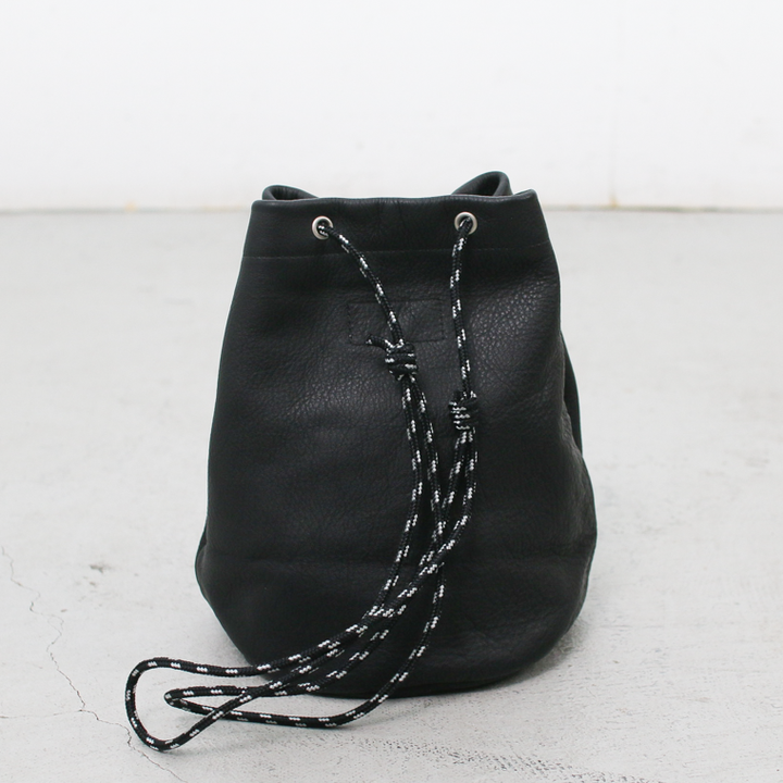 Mr.OLDMAN  Leather Drawstring Bag