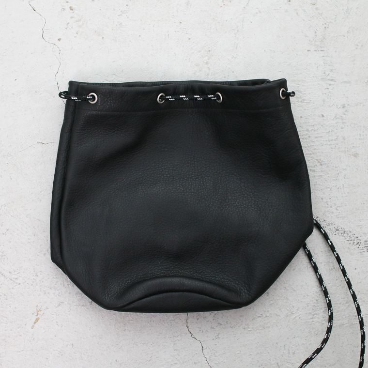 Mr.OLDMAN  Leather Drawstring Bag