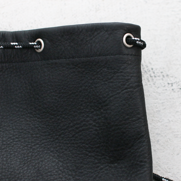 Mr.OLDMAN  Leather Drawstring Bag