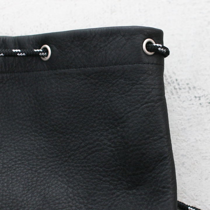 Mr.OLDMAN  Leather Drawstring Bag