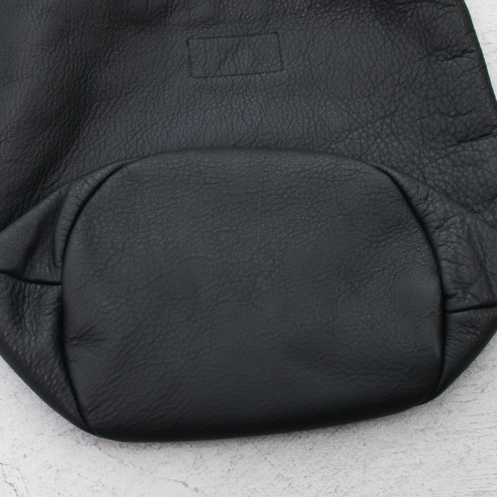 Mr.OLDMAN  Leather Drawstring Bag