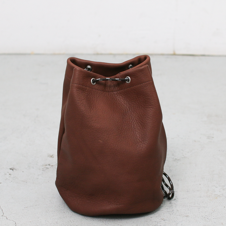 Mr.OLDMAN  Leather Drawstring Bag