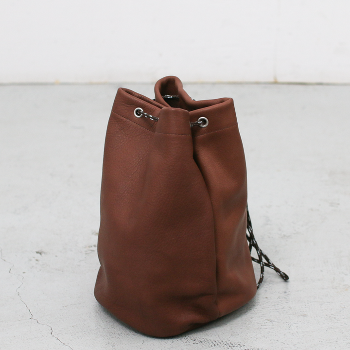 Mr.OLDMAN  Leather Drawstring Bag