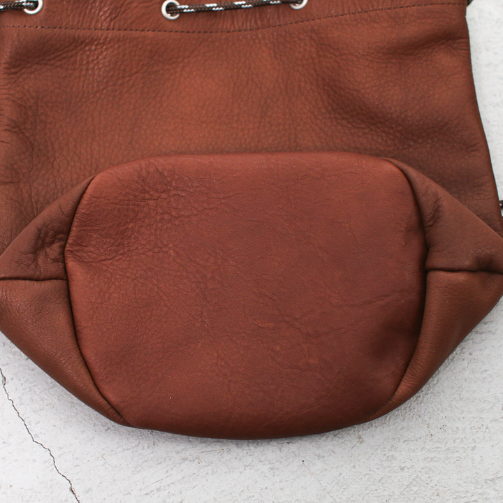 Mr.OLDMAN  Leather Drawstring Bag