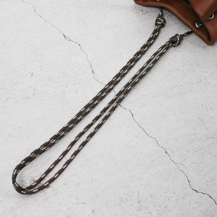 Mr.OLDMAN  Leather Drawstring Bag