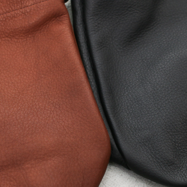Mr.OLDMAN  Leather Drawstring Bag