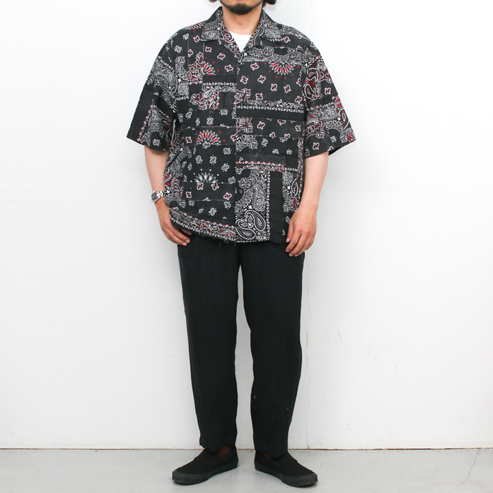 redad  made in USA Bandana Remake Shirt Black